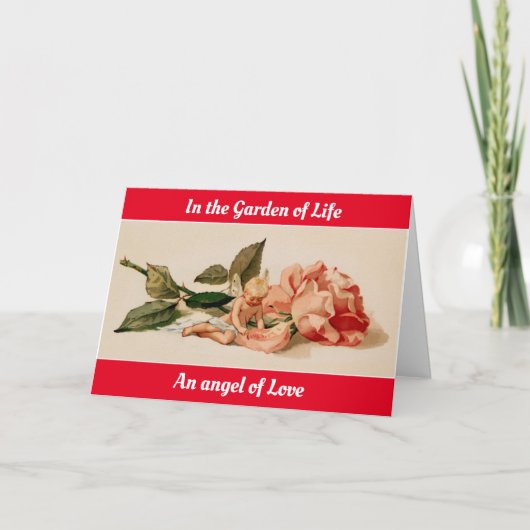 エンジェルとバラバレンタインフォー妻 シーズンカード (正面)