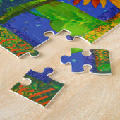 エンジェルとヒマワリとタビーキャット16x20パズル ジグソーパズル (側面)