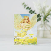 エンジェルとリース ポストカード (スタンド正面)