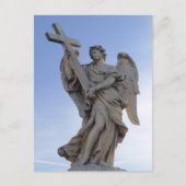 エンジェルと十字架，ローマ，イタリア –  ポストカード (正面)