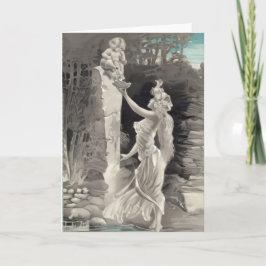 エンジェルと女神バレンタイン カード