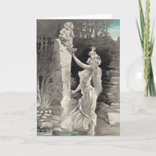 エンジェルと女神バレンタイン カード (正面)