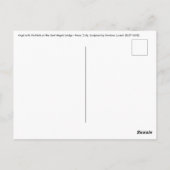 エンジェルと爪、 ネイルのSant'Angelo bridge – ローマ ポストカード (裏面)