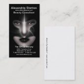 エンジェルアイズFractal Art Vertical Business Card 名刺 (正面/裏面)