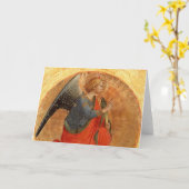 エンジェルアット受胎告知 カード (黄色い花)