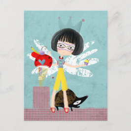 エンジェルアルマジロのアイスクリーム誕生日아르마딜로ポストカード ポストカード