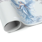 エンジェルアンゲリッククリスマスウィンターホリデー ラッピングペーパー (ロールコーナー)