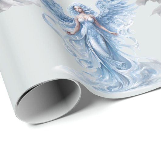 エンジェルアンゲリッククリスマスウィンターホリデー ラッピングペーパー (ロールコーナー)