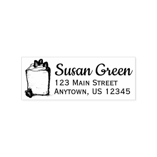 エンジェルアンジェルフードフードケーキスライストロベリーデザート ラバースタンプ (インプリント)