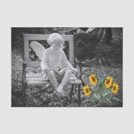 エンジェルアンドサンフラワーズティッシュペーパー 薄葉紙