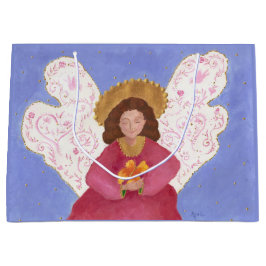 エンジェルアンドバタフライ抱き枕 ラージペーパーバッグ