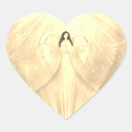 エンジェルアートイエローアーチャンエル祈ウリエルのシール ハートシール