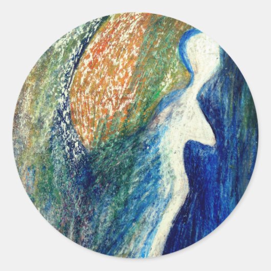 エンジェルアートステッカー ラウンドシール (正面)