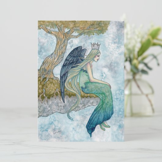 エンジェルアートバイホリーデュル サンキューカード (スタンド正面)