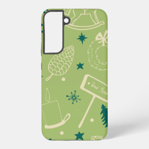 エンジェルアートボールクリスマスカップ12月デザイン SAMSUNG GALAXY S22+ケース