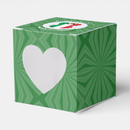 エンジェルイタリアンクリスマス国旗パーソナライズされた フェイバーボックス