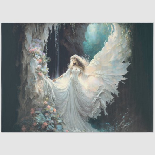 エンジェルインザウォーターティッシュペーパー 薄葉紙 (正面)