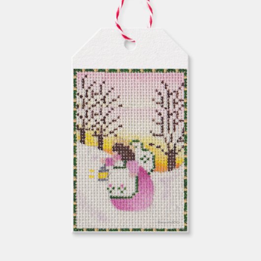 エンジェルインザウッズギフトラベル ギフトタグ (正面)