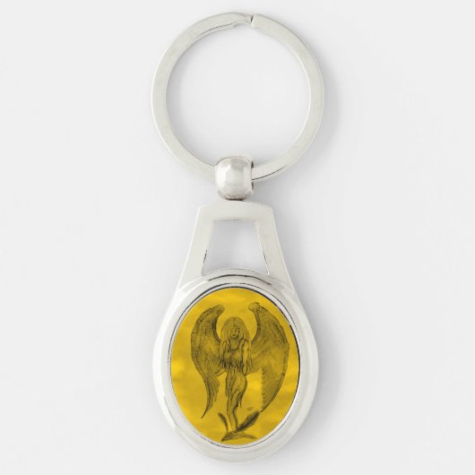 エンジェルインタトゥースタイル キーホルダー (正面)