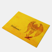 エンジェルインタトゥースタイル ドアマット (アングル)