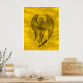 エンジェルインタトゥースタイル ポスター (キッチン)