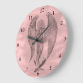 エンジェルインタトゥースタイル ラージ壁時計 (傾斜)