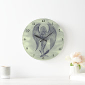 エンジェルインタトゥースタイル ラージ壁時計 (ホーム)