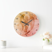 エンジェルインタトゥースタイル ラージ壁時計 (ホーム)