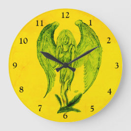 エンジェルインタトゥースタイル ラージ壁時計