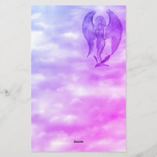 エンジェルインタトゥースタイル 便箋 (裏面)