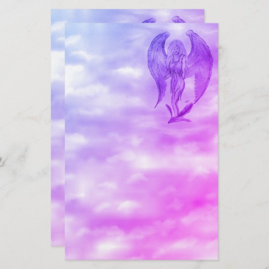 エンジェルインタトゥースタイル 便箋 (正面/裏面)