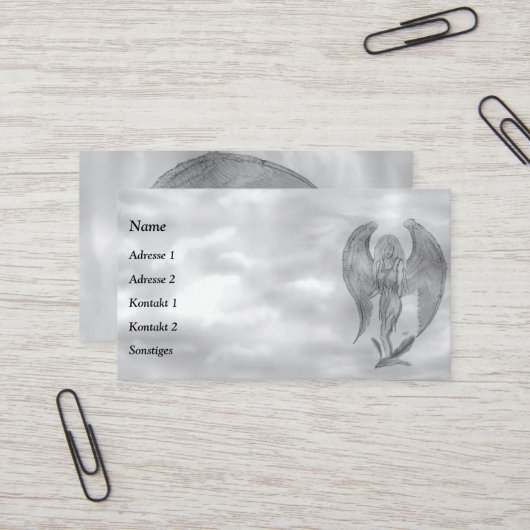 エンジェルインタトゥースタイル 名刺 (正面/裏面インサイチュ)