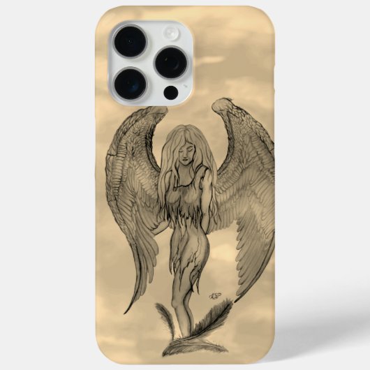 エンジェルインタトゥースタイル Case-Mate iPhoneケース (裏面)