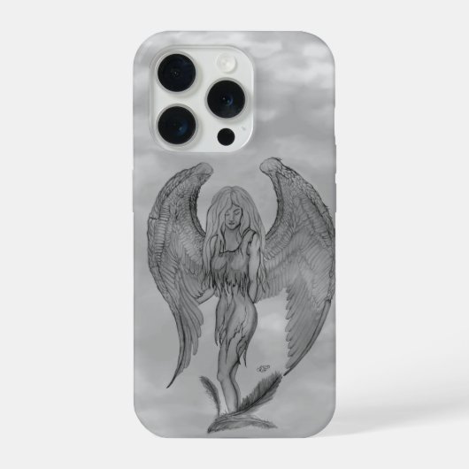 エンジェルインタトゥースタイル iPhoneケース (裏面)