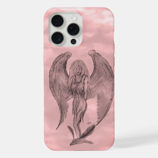 エンジェルインタトゥースタイル iPhoneケース (裏面)