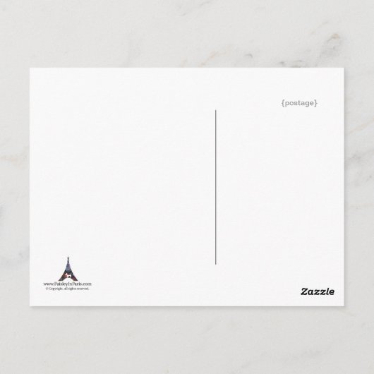 エンジェルインドードル天国はがき ポストカード (裏面)