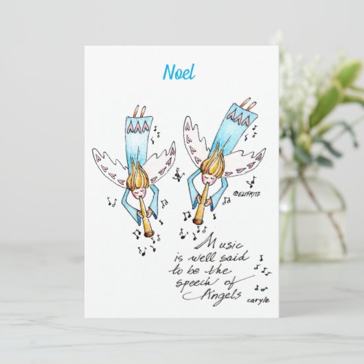 エンジェルインブルー遊ズミュージックフォーオアーソウルホリデー シーズンカード (スタンド正面)