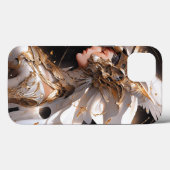 エンジェルインホワイトアーマーファンタジーアート Case-Mate iPhoneケース (裏面 (横))