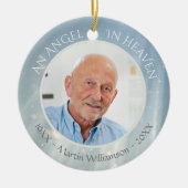 エンジェルイン天国 |メモリ内フォトキープサケ セラミックオーナメント (正面)