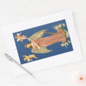 エンジェルウィズいかり 長方形シール (封筒)