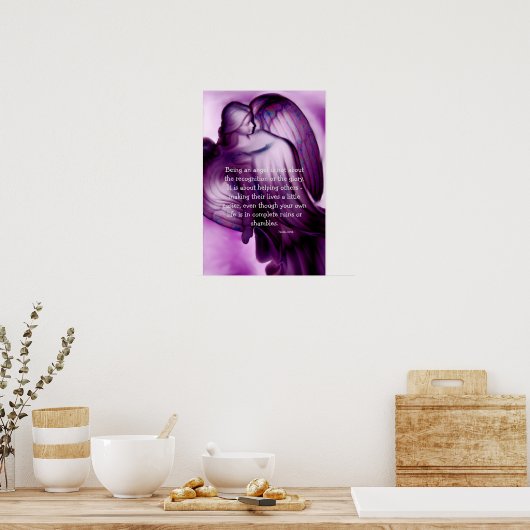 エンジェルウィズことわざ ポスター (キッチン)