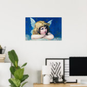 エンジェルウィズスターズクリスマ ポスター (ホームオフィス)