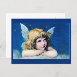 エンジェルウィズスターズクリスマ ポストカード