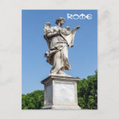 エンジェルウィズスダリウム – サンタンジェロブリッジ,ローマ ポストカード (正面)