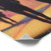 エンジェルウィズハロー喫煙オンアーバン通り ポスター (角)