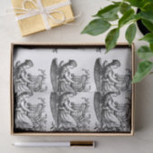 エンジェルウィズハープアンドフローラティッシュペーパー 薄葉紙 (ギフト)