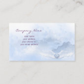 エンジェルウィングクリスチャン名刺 名刺 (裏面)