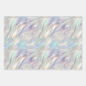 エンジェルウィングスアクアブルーピンク ラッピングペーパーシート (正面)