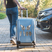 エンジェルウィングスアートクリップアートファンタジー シール (スーツケースインサイチュ)