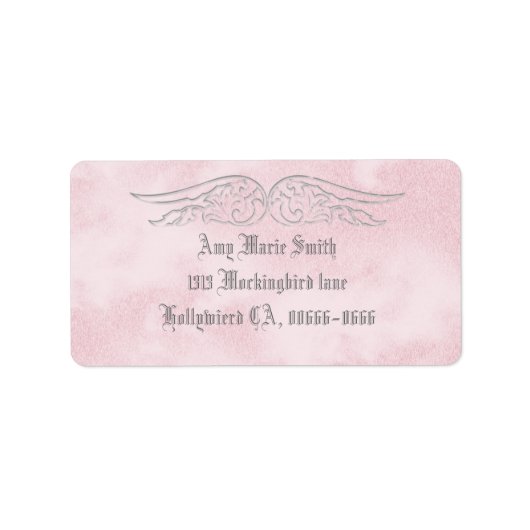 エンジェルウィングスウィート16誕生日住所 シール (正面)